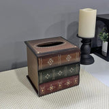 Maxbell Tissue Box Cover Dispenser Facial Tissue Organizer for Home Bedroom Bathroom