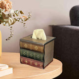 Maxbell Tissue Box Cover Dispenser Facial Tissue Organizer for Home Bedroom Bathroom