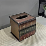 Maxbell Tissue Box Cover Dispenser Facial Tissue Organizer for Home Bedroom Bathroom