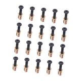 Maxbell 20Pcs Screw Nut Set for Furniture Repair Easy to Install Sturdy Carbon Steel