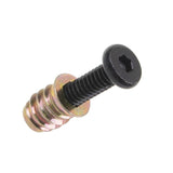 Maxbell 20Pcs Screw Nut Set for Furniture Repair Easy to Install Sturdy Carbon Steel