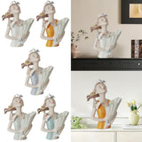 Maxbell Elegant Girl Statue Sculpture Floral Flower Pot for Home Office Living Room White