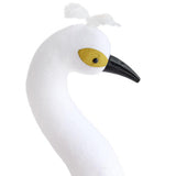 Maxbell Peacock Mannequin Head Desktop Figurine for New Year Bridal Shower Birthday White