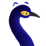 Maxbell Peacock Mannequin Head Desktop Figurine for New Year Bridal Shower Birthday Blue