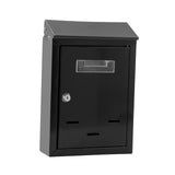 Maxbell Wall Mount Mailbox Sleek Design with Key Letter Box for House Street Outside