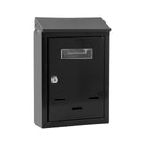 Maxbell Wall Mount Mailbox Sleek Design with Key Letter Box for House Street Outside