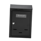Maxbell Wall Mount Mailbox Sleek Design with Key Letter Box for House Street Outside