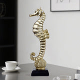 Maxbell Seahorse Statue Animal Sculpture for Hallway Housewarming Table Centerpieces
