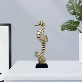 Maxbell Seahorse Statue Animal Sculpture for Hallway Housewarming Table Centerpieces