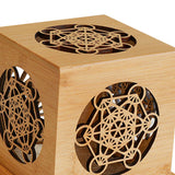 Maxbell Wooden Incense Burner Box Modern Incense Holder for Study Room Studio Indoor