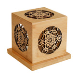 Maxbell Wooden Incense Burner Box Modern Incense Holder for Study Room Studio Indoor