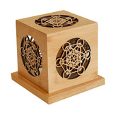 Maxbell Wooden Incense Burner Box Modern Incense Holder for Study Room Studio Indoor