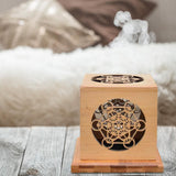 Maxbell Wooden Incense Burner Box Modern Incense Holder for Study Room Studio Indoor