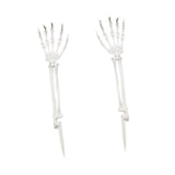 Maxbell Halloween Skeleton Hands Simulated Hand Bone for Outdoor Party Supplies Lawn
