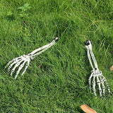 Maxbell Halloween Skeleton Hands Simulated Hand Bone for Outdoor Party Supplies Lawn