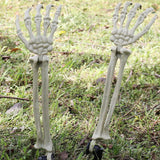 Maxbell Halloween Skeleton Hands Simulated Hand Bone for Outdoor Party Supplies Lawn