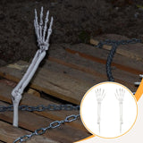 Maxbell Halloween Skeleton Hands Simulated Hand Bone for Outdoor Party Supplies Lawn
