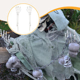 Maxbell Halloween Skeleton Hands Simulated Hand Bone for Outdoor Party Supplies Lawn