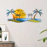 Maxbell Tropical Beach Wall Art Outdoor Beach Bathroom Decor for Indoor Outdoor Home