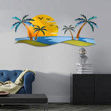 Maxbell Tropical Beach Wall Art Outdoor Beach Bathroom Decor for Indoor Outdoor Home