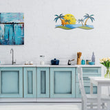 Maxbell Tropical Beach Wall Art Outdoor Beach Bathroom Decor for Indoor Outdoor Home