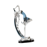 Maxbell Bailarinas Dancer Sculpture Home Decoration Art for Bedroom Book Shelf Table Blue