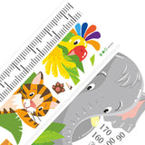 Maxbell Kids Growth Height Chart Wall Stickers Cartoon for Home Living Room Playroom A