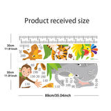 Maxbell Kids Growth Height Chart Wall Stickers Cartoon for Home Living Room Playroom A
