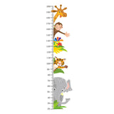 Maxbell Kids Growth Height Chart Wall Stickers Cartoon for Home Living Room Playroom A