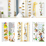 Maxbell Kids Growth Height Chart Wall Stickers Cartoon for Home Living Room Playroom A