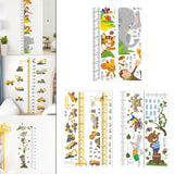 Maxbell Kids Growth Height Chart Wall Stickers Cartoon for Home Living Room Playroom A