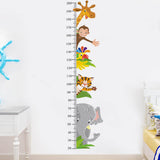 Maxbell Kids Growth Height Chart Wall Stickers Cartoon for Home Living Room Playroom A