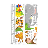 Maxbell Kids Growth Height Chart Wall Stickers Cartoon for Home Living Room Playroom A