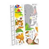 Maxbell Kids Growth Height Chart Wall Stickers Cartoon for Home Living Room Playroom A