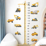 Maxbell Kids Growth Height Chart Wall Stickers Cartoon for Home Living Room Playroom B