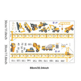 Maxbell Kids Growth Height Chart Wall Stickers Cartoon for Home Living Room Playroom B