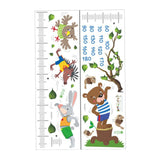 Maxbell Kids Growth Height Chart Wall Stickers Cartoon for Home Living Room Playroom C