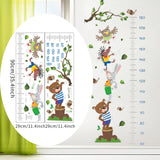 Maxbell Kids Growth Height Chart Wall Stickers Cartoon for Home Living Room Playroom C