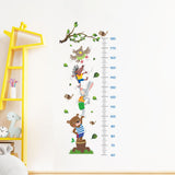Maxbell Kids Growth Height Chart Wall Stickers Cartoon for Home Living Room Playroom C