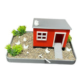 Maxbell Miniature Chicken Garden DIY Chicken Themed Sand DIY Set for Chicken Him Her