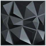 Maxbell 50Pcs 3D Wall Panels Ornament Square Home Office Decor for Living Room Hotel