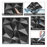Maxbell 50Pcs 3D Wall Panels Ornament Square Home Office Decor for Living Room Hotel