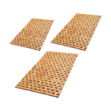 Maxbell Bamboo Bath Mat Non Slip Decor Accessories Shower Mat for Sauna Bathroom SPA 40cmx60cm