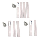 Maxbell Portable Air Conditioner Window Kit Sturdy for Duct Fans Sliding Window Home 2Pcs
