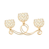 Maxbell Candelabra Candle Holder with 3 Arm Elegant for Home Decor Sturdy Decoration