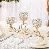 Maxbell Candelabra Candle Holder with 3 Arm Elegant for Home Decor Sturdy Decoration