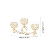 Maxbell Candelabra Candle Holder with 3 Arm Elegant for Home Decor Sturdy Decoration