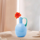 Maxbell Glass Flower Vase Artistic Floral Container for Office Living Room Fireplace