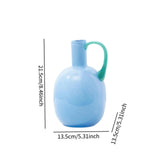 Maxbell Glass Flower Vase Artistic Floral Container for Office Living Room Fireplace