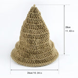 Maxbell Braided Pendant Light Shade Only Woven Lampshade for Cafe Cottage Restaurant 28cmx26cm
